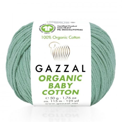 Gazzal Organic baby cotton - menta