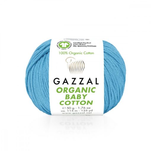 Gazzal Organic baby cotton - kék