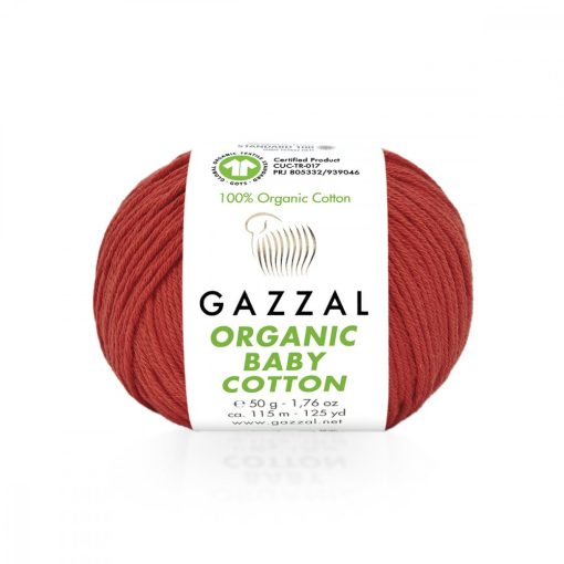 Gazzal Organic baby cotton - piros