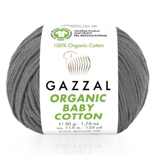 Gazzal Organic baby cotton - szürkés