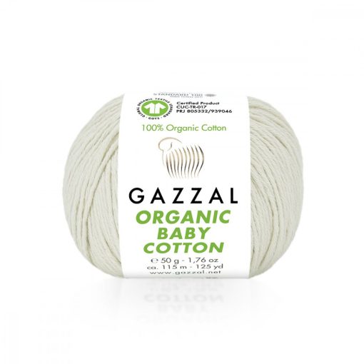 Gazzal Organic baby cotton - törtfehér