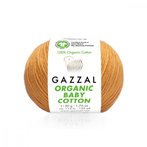 Gazzal Organic baby cotton - arany