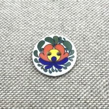 Matyó mintás gomb - kontúrral