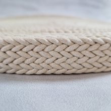 Heveder 2,5 cm-es - bézs fonott