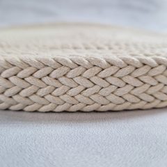 Heveder 2,5 cm-es - bézs fonott