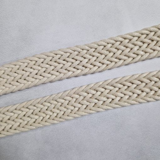 Heveder 2,5 cm-es - bézs fonott
