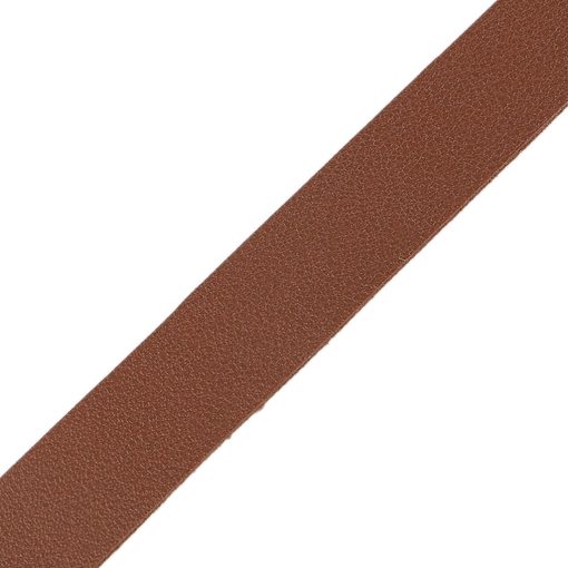 Műbőr heveder 2,5 cm - Barna