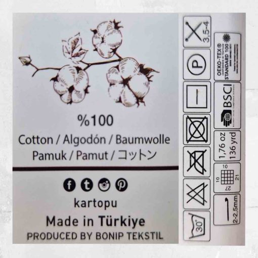 Kartopu Organica - Farmerkék - 650