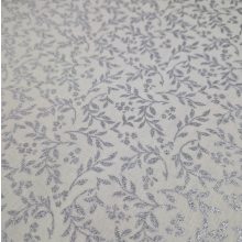 Karácsonyi textil - ezüst leveles