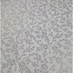 Karácsonyi textil - ezüst leveles