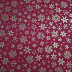Karácsonyi textil - piros csillagos