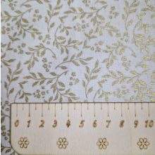 Karácsonyi textil - arany leveles