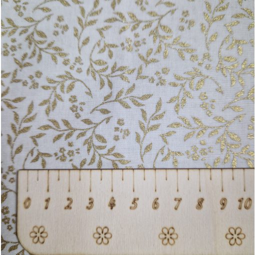 Karácsonyi textil - arany leveles