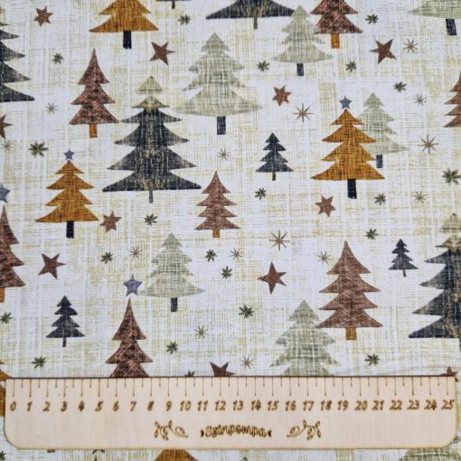 Karácsonyi textil - fenyőfák