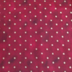Karácsonyi textil - Piros csillagos