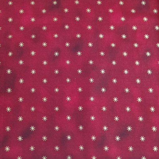 Karácsonyi textil - Piros csillagos