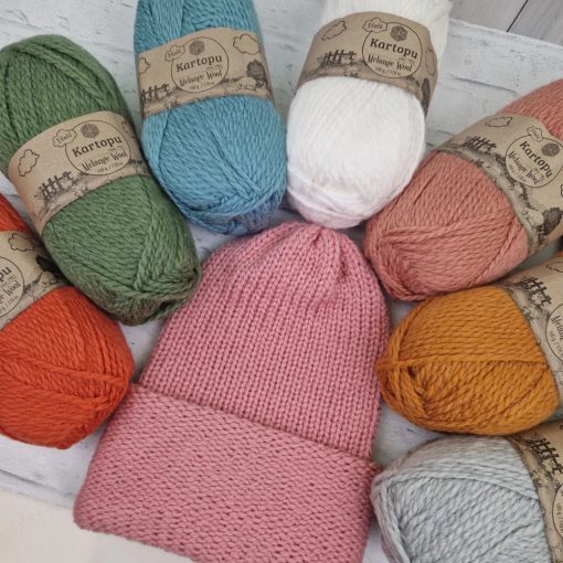 Kartopu Melange Wool - Narancs - 1210