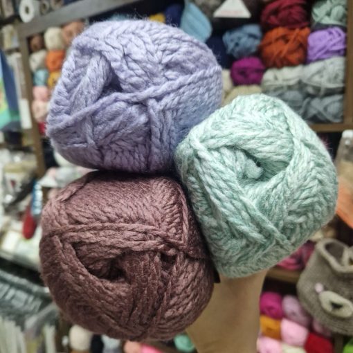 Kartopu Melange Wool - Padlizsán - 1707