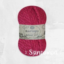 Kartopu Melange Wool - Piros - 2117