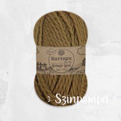 Kartopu Melange Wool - Sötétkeki - 4001