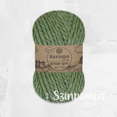 Kartopu Melange Wool - Zöld - 430