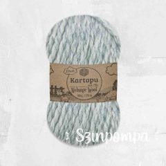Kartopu Melange Wool - Zöld melír - 9000