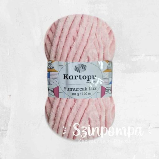 Kartopu Yumurcak Lux - Babarózsaszín