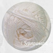 Kartopu Lotus Lux - Fehér, csillogó fém szállal