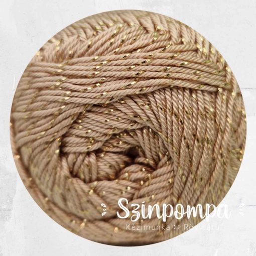 Kartopu Lotus Lux - Arany, csillogó fém szállal