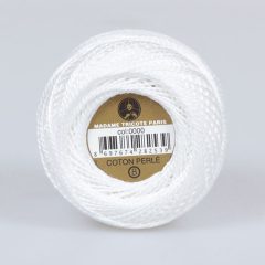 Madame Tricote Paris - Coton Perlé 8 - 0000 - Fehér