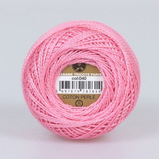 Madame Tricote Paris - Coton Perlé 8 - 40 - Rózsaszín