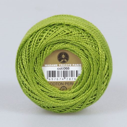 Madame Tricote Paris - Coton Perlé 8 - 068 - Zöld