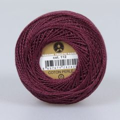 Madame Tricote Paris - Coton Perlé 8 - 112 - Bordó