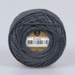 Madame Tricote Paris - Coton Perlé 8 - Szürke - 4003