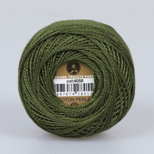Madame Tricote Paris - Coton Perlé 8 - 4058 - Zöld