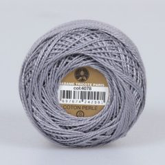 Madame Tricote Paris - Coton Perlé 8 - Szürke - 4078