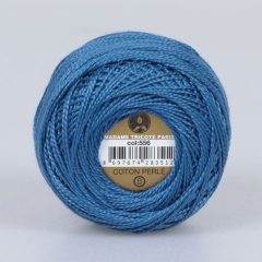 Madame Tricote Paris - Coton Perlé 8 - 556 - Kék