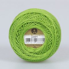 Madame Tricote Paris - Coton Perlé 8 - 671 - Zöld
