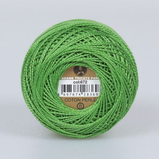 Madame Tricote Paris - Coton Perlé 8 - 672 - Zöld
