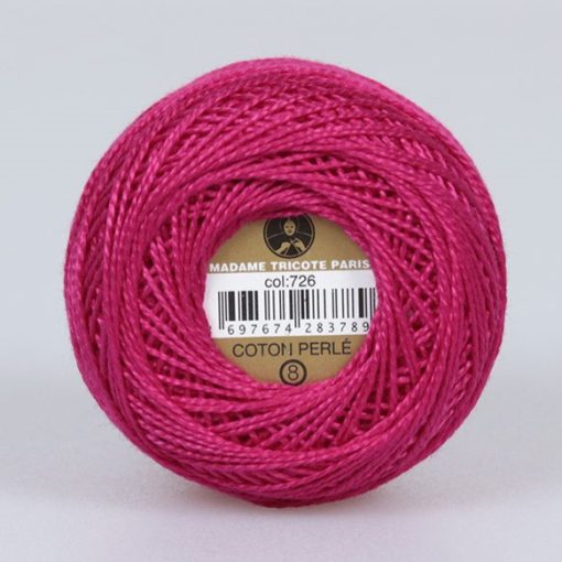 Madame Tricote Paris - Coton Perlé 8 - Rózsaszín - 726