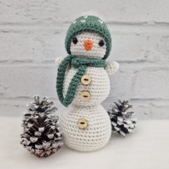Hóember - Amigurumi minta