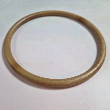 Műanyag karika - barna - 13 cm