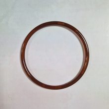 Műanyag karika - borostyán - 13 cm