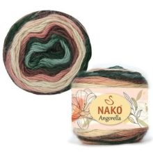 Nako Angorella  - Barna-zöld-drapp árnyalat