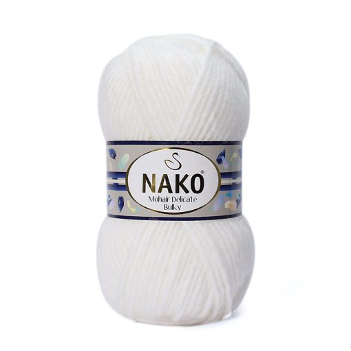 Nako Mohair Delicate Bulky - Fehér