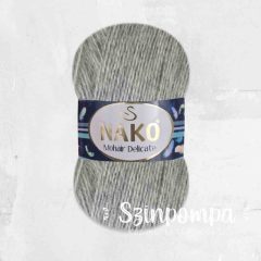 Nako Mohair Delicate - Szürke - 195
