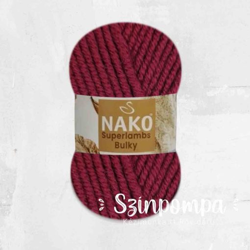 Nako Superlambs Bulky - Vörösbor
