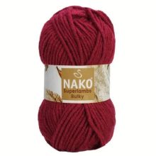 Nako Superlambs Bulky - Vörösbor