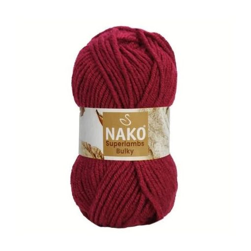 Nako Superlambs Bulky - Vörösbor