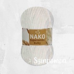 Nako Superlambs Bulky - Fehér